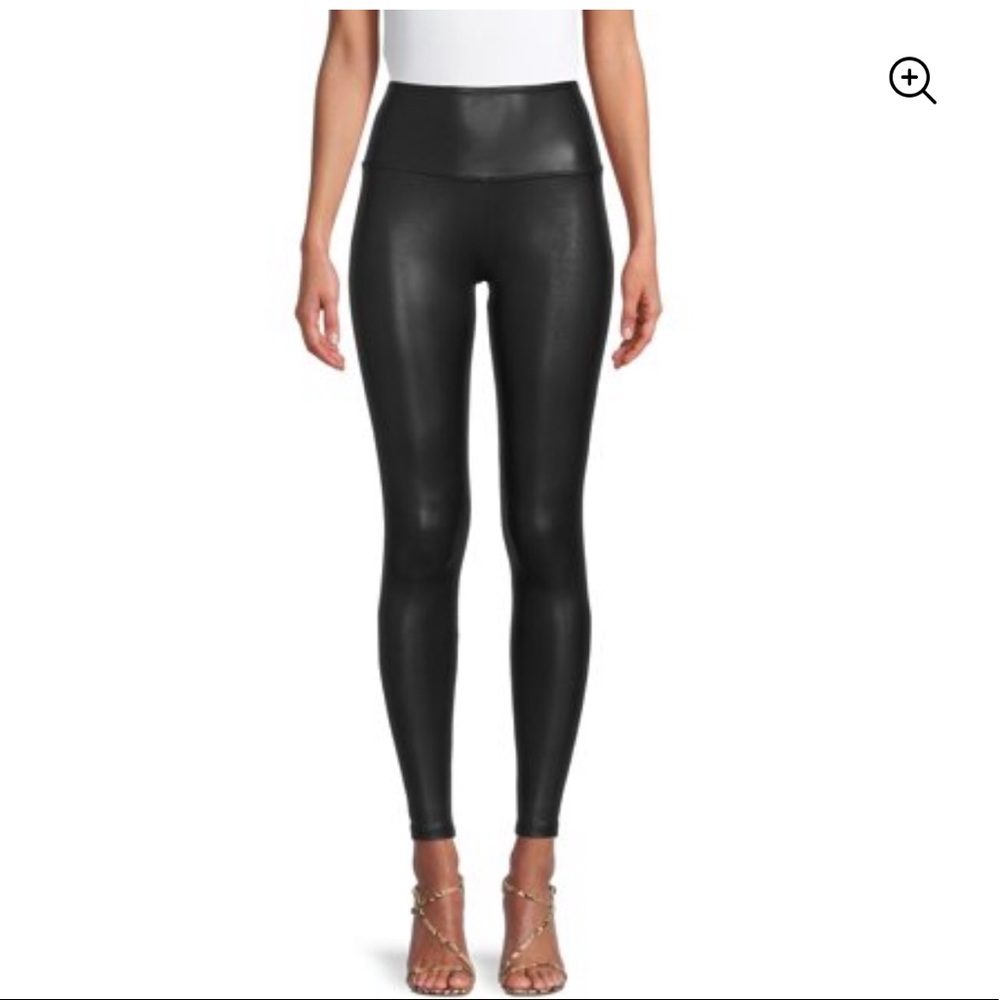 Boutique Faux leopard black stretch leggings